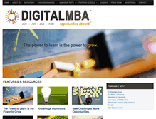 Tablet Screenshot of digitalmba.com